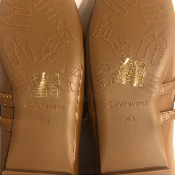 C.Paravano Women's Size 9 EU 39.5 Mary Jane Flats | Square Toe Ballet Flats - Picture 16 of 16